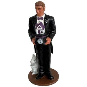 Dept 56 Magic Moments Magician 2005 Event Piece Cast Iron Christmas Village RARE